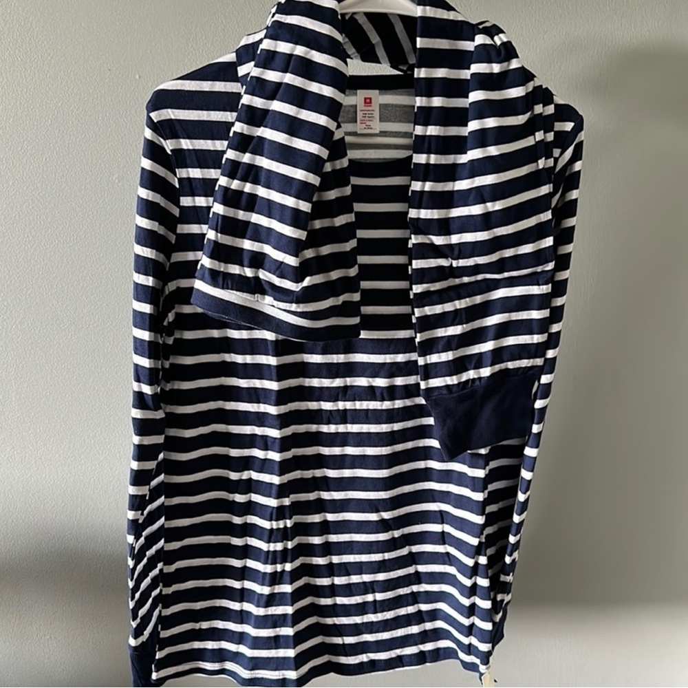 NWT- Men’s Blue Stripped cotton pajama Set - Picture 3 of 4